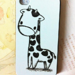 Lovely Cartoon Giraffe Cas..