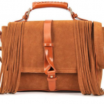 Brown Fashion Fringe Tassel HandBag